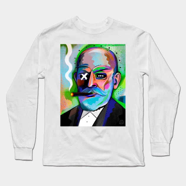 Sigmund Freud Long Sleeve T-Shirt by Daria Kusto